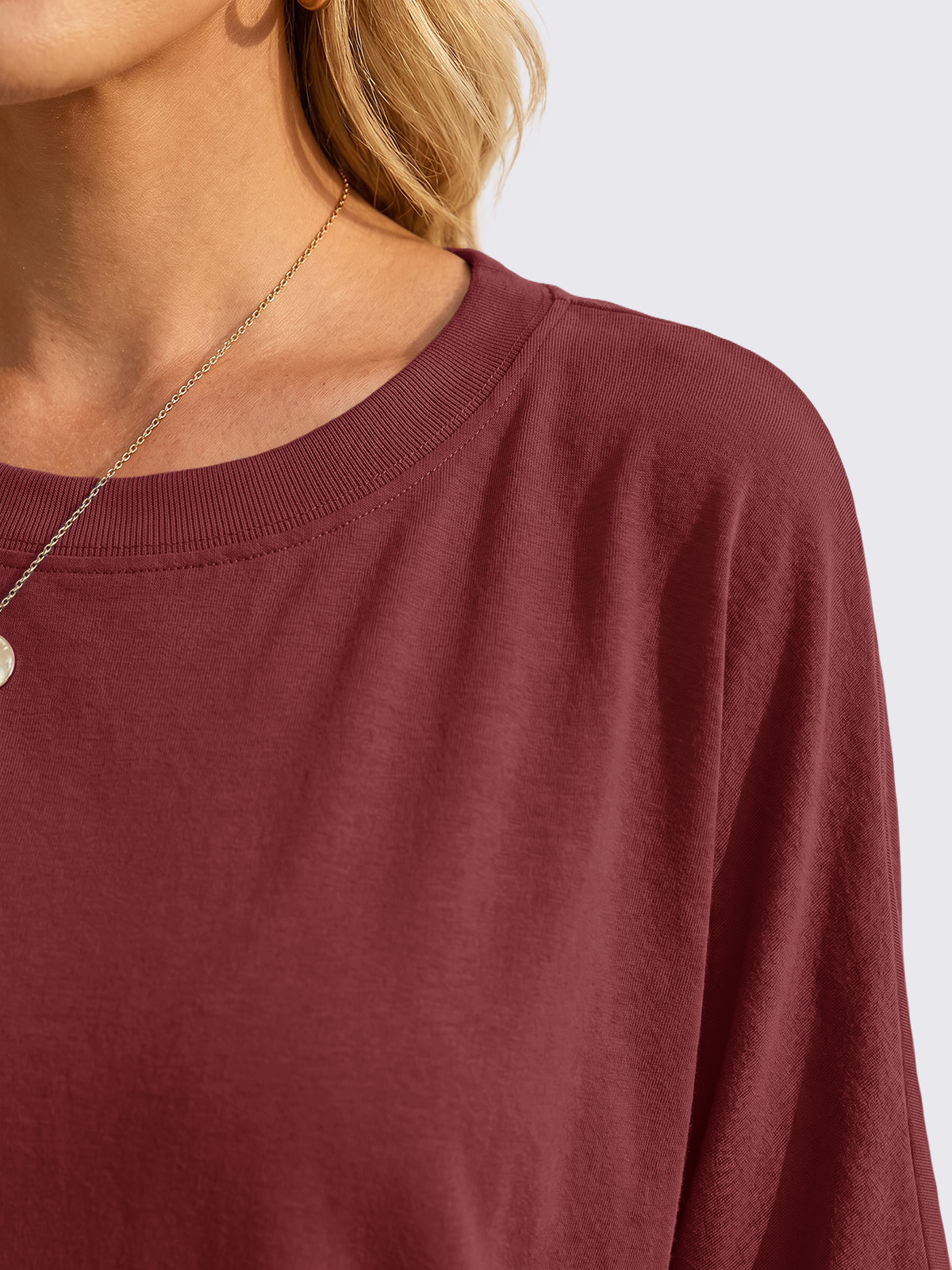 Asymmetric Hem Oversized Tee