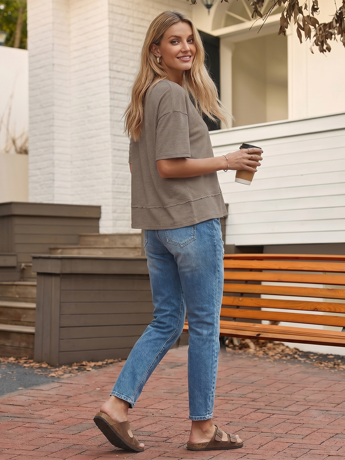 Flowy V-Neck Tee