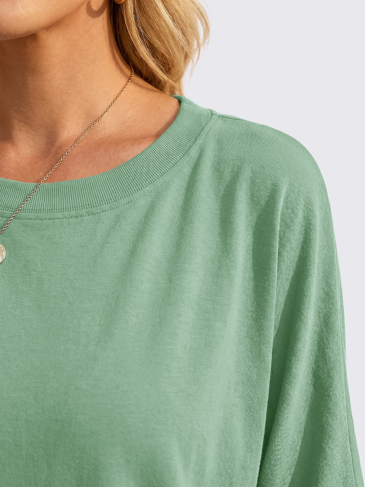 Asymmetric Hem Oversized Tee