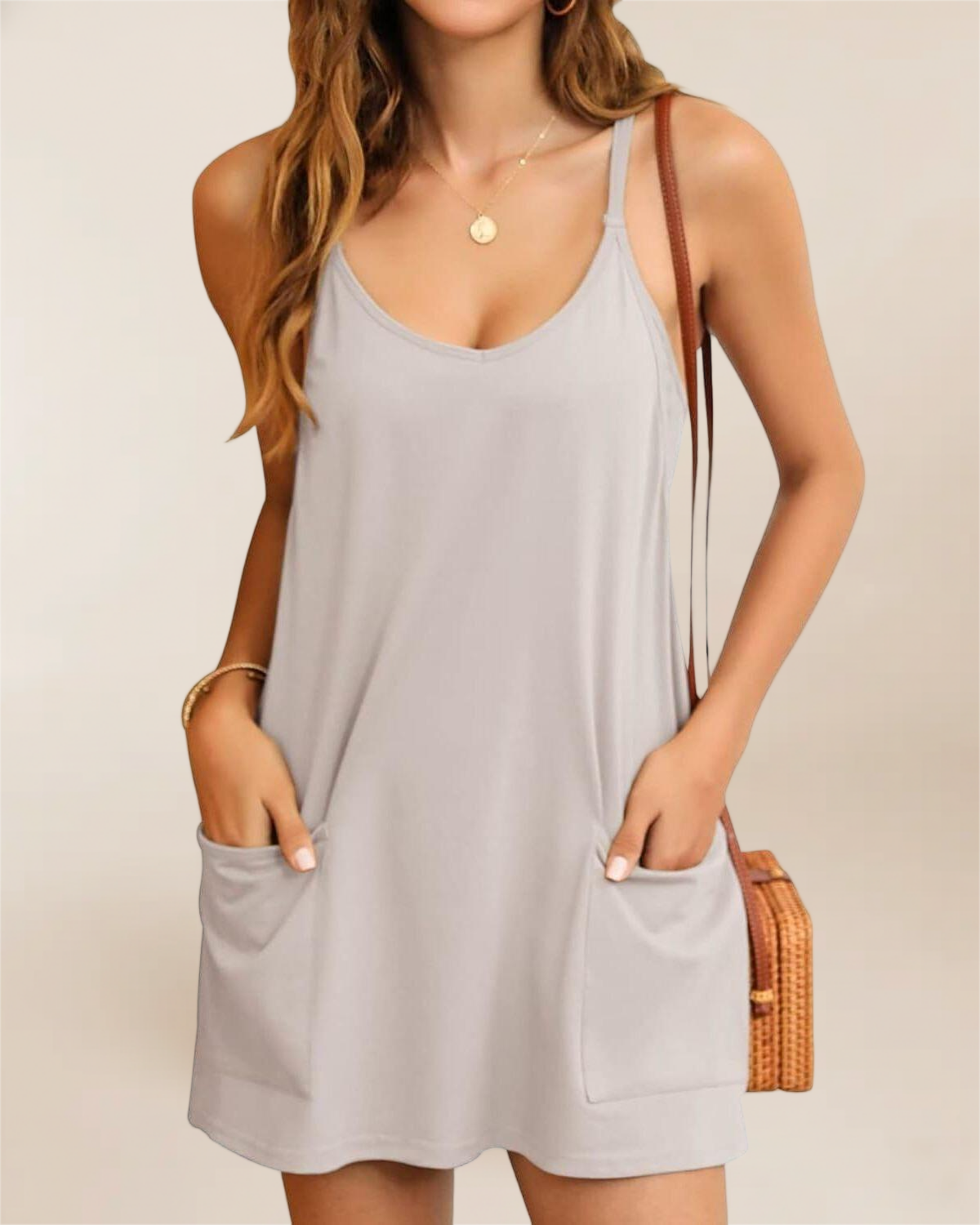 Imily Bela Women's Summer Mini Dress Casual Workout Tennis Dress with Shorts Sleeveless Althletic Dresses