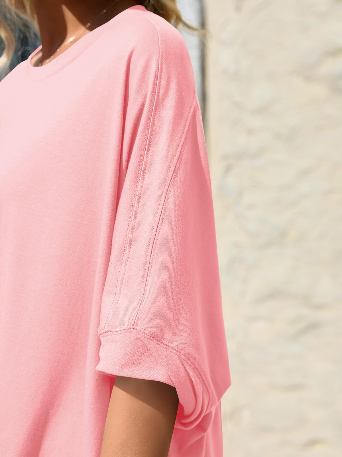 Asymmetric Hem Oversized Tee