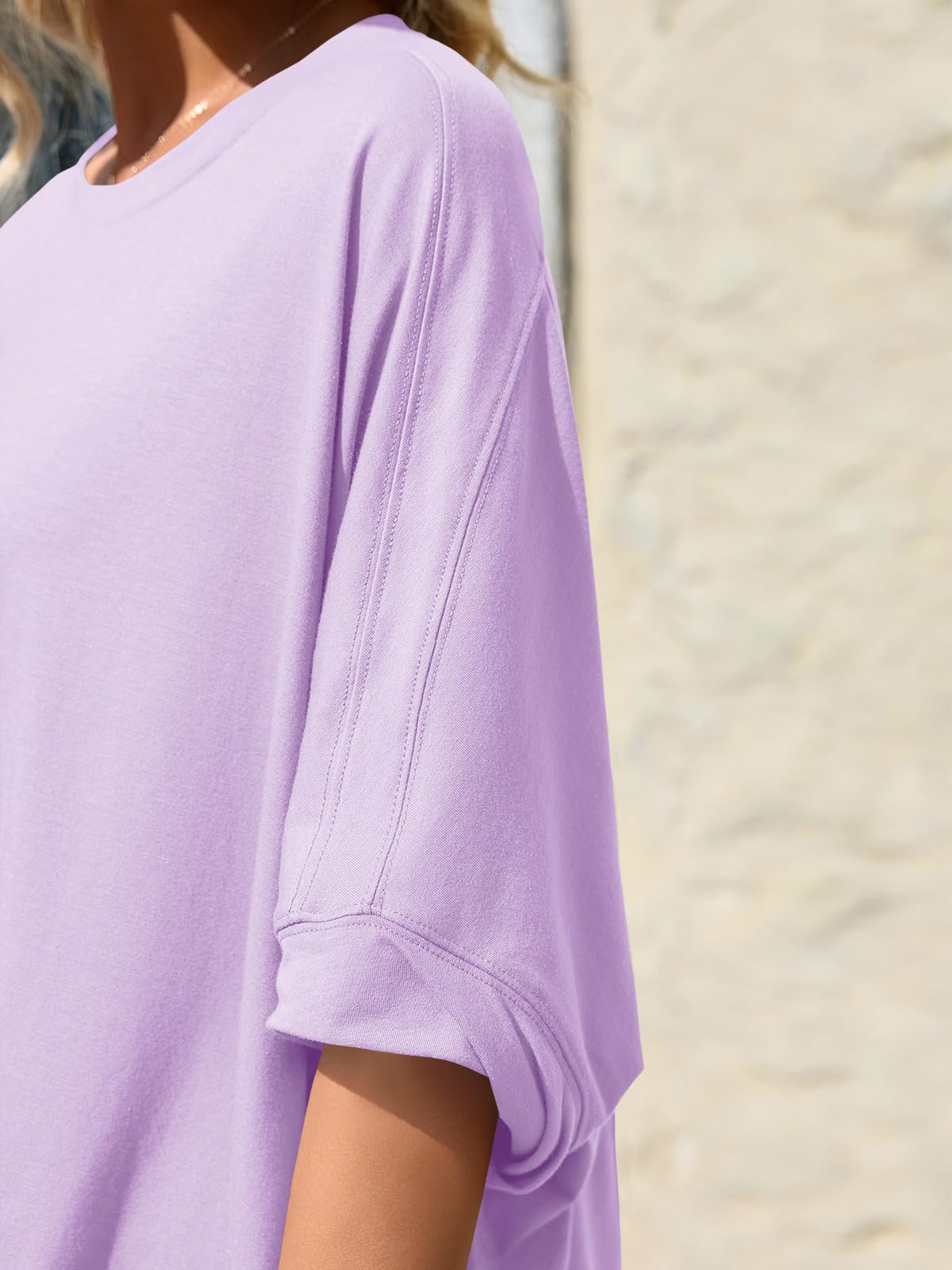 Asymmetric Hem Oversized Tee