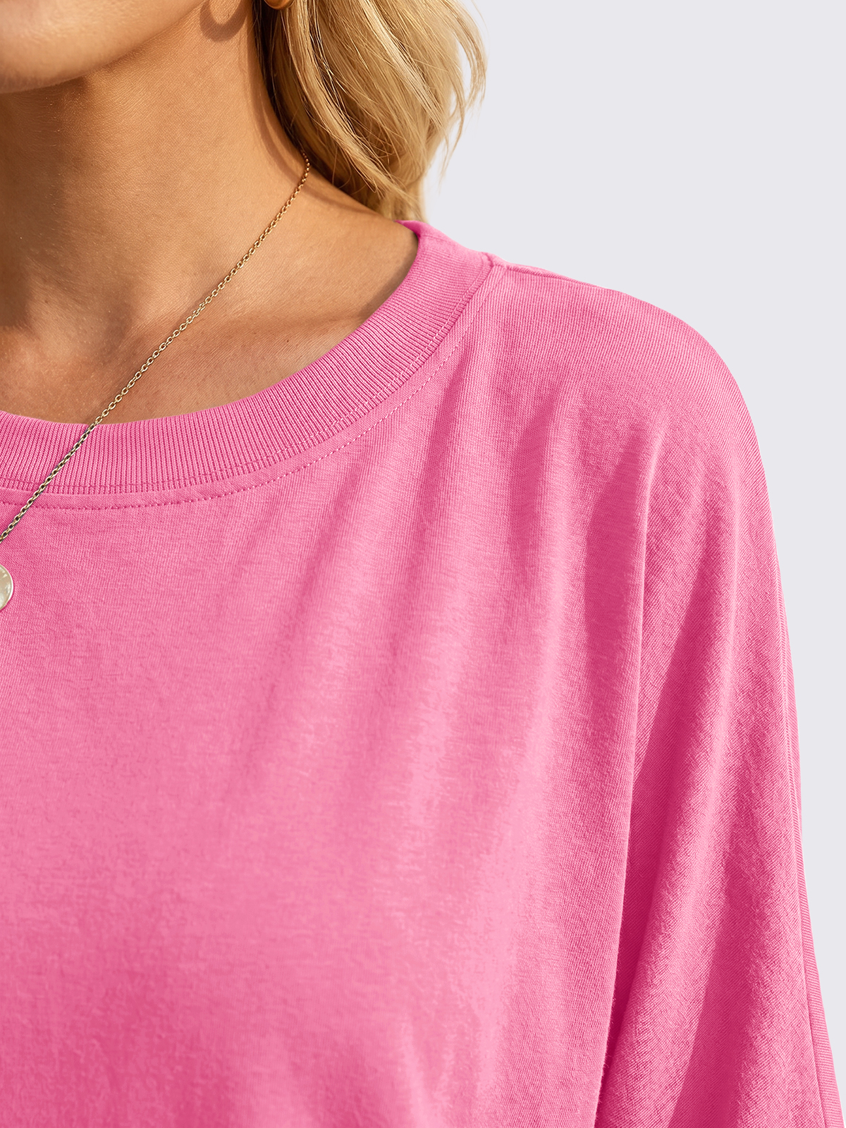 Asymmetric Hem Oversized Tee