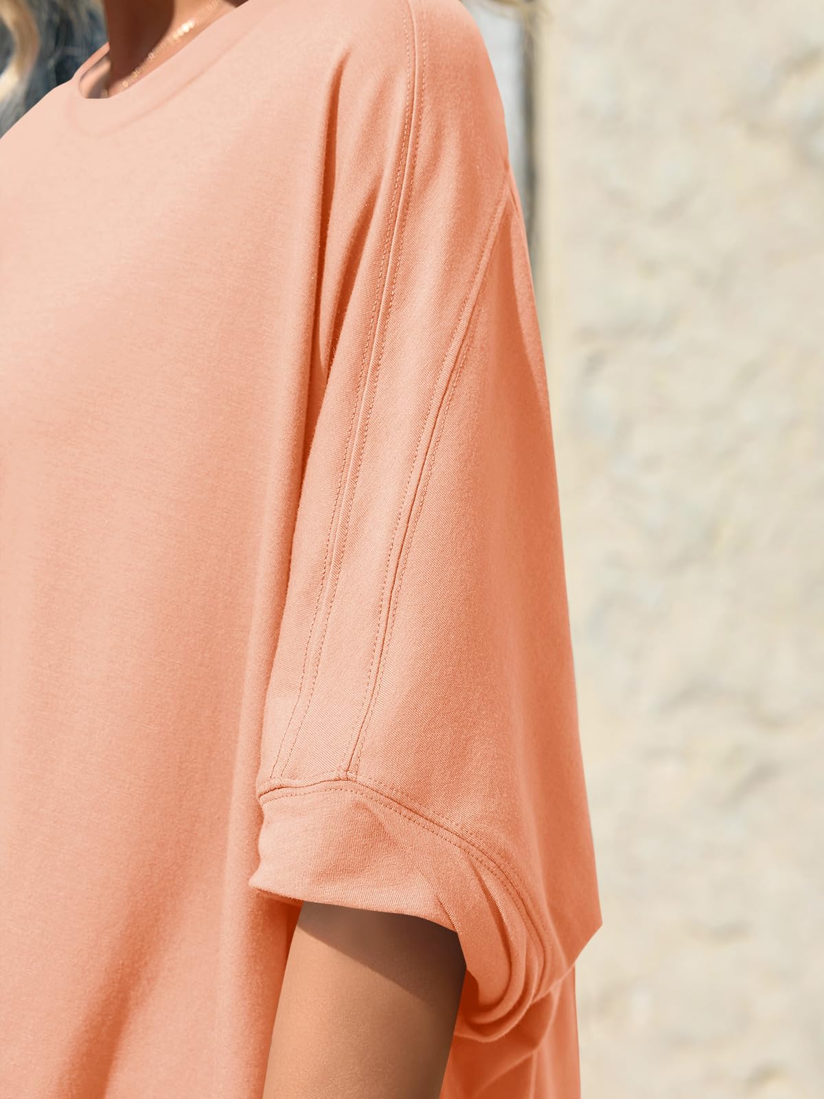 Asymmetric Hem Oversized Tee