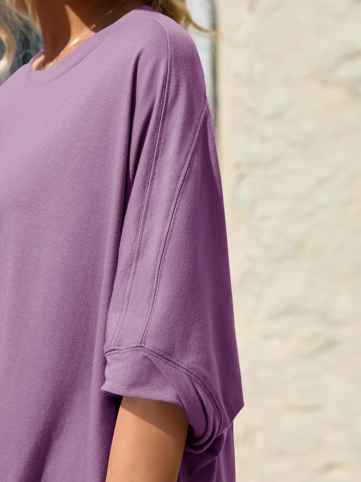 Asymmetric Hem Oversized Tee