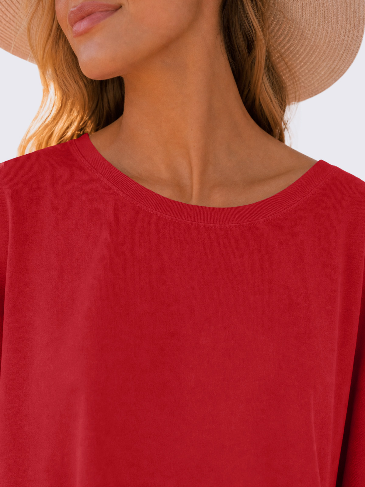 Relaxed Cropped Crewneck Tee