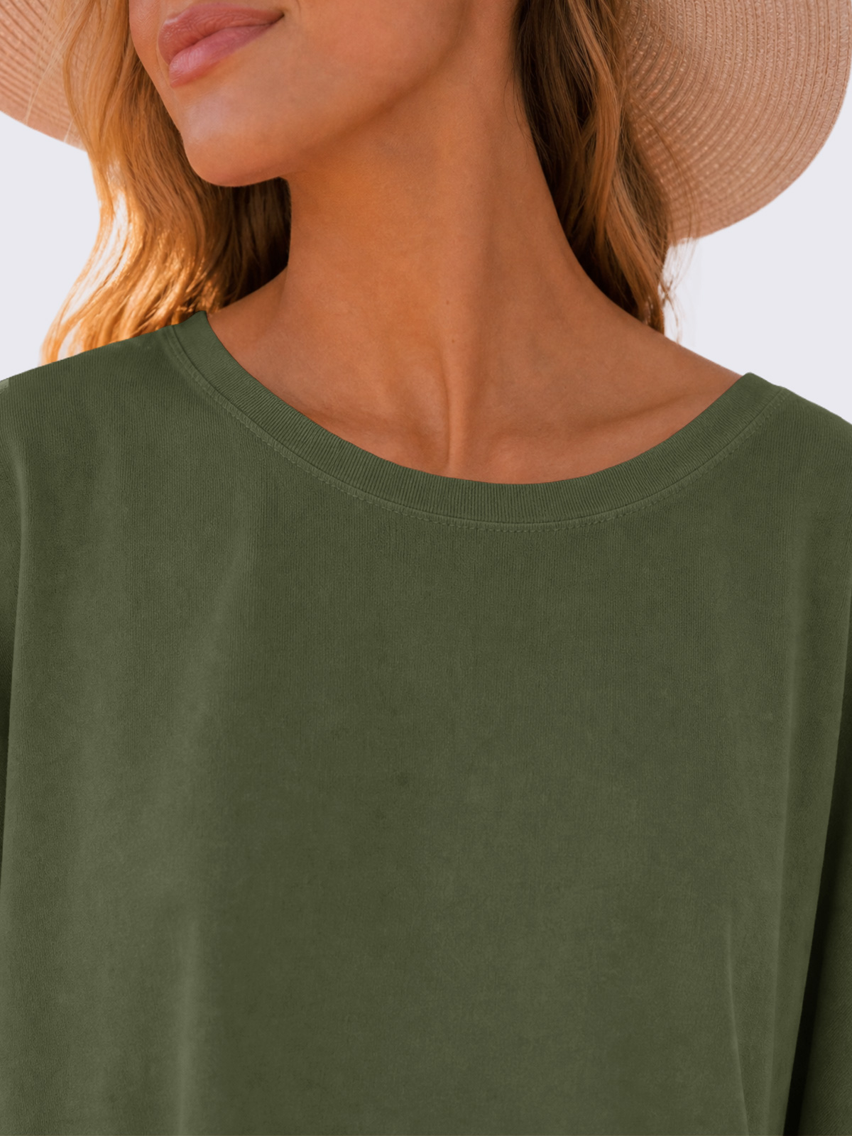 Relaxed Cropped Crewneck Tee