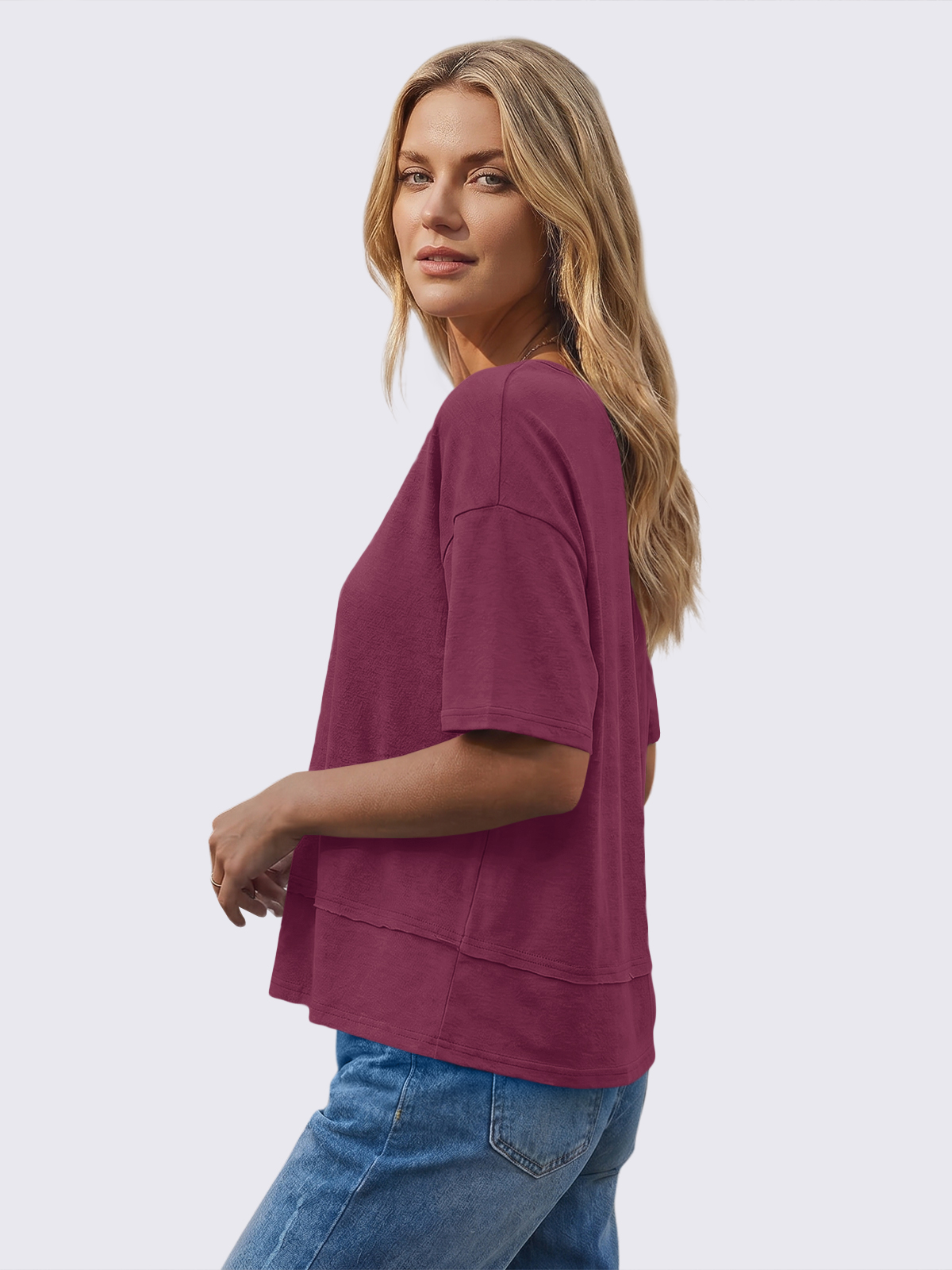 Flowy V-Neck Tee