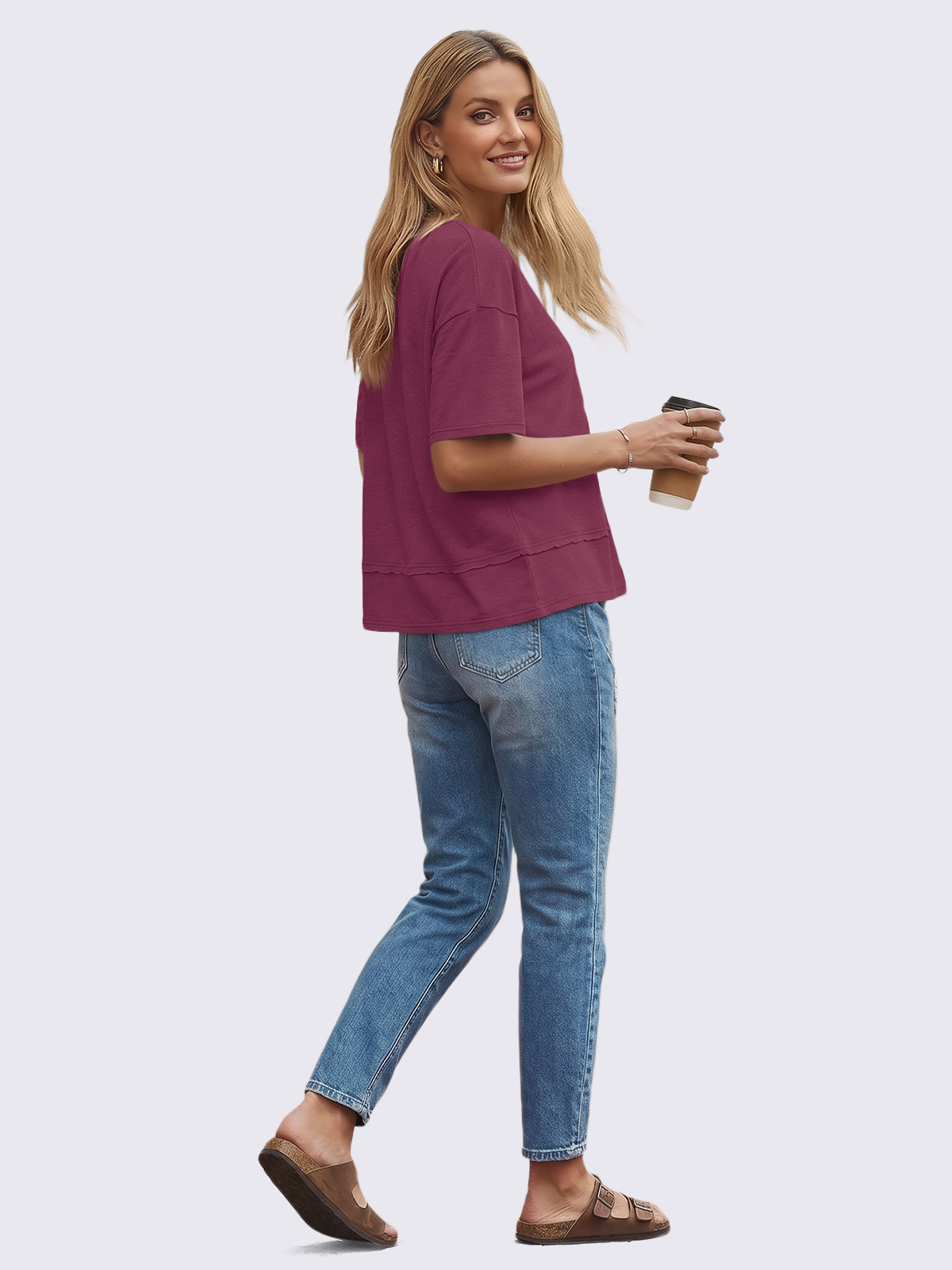 Flowy V-Neck Tee