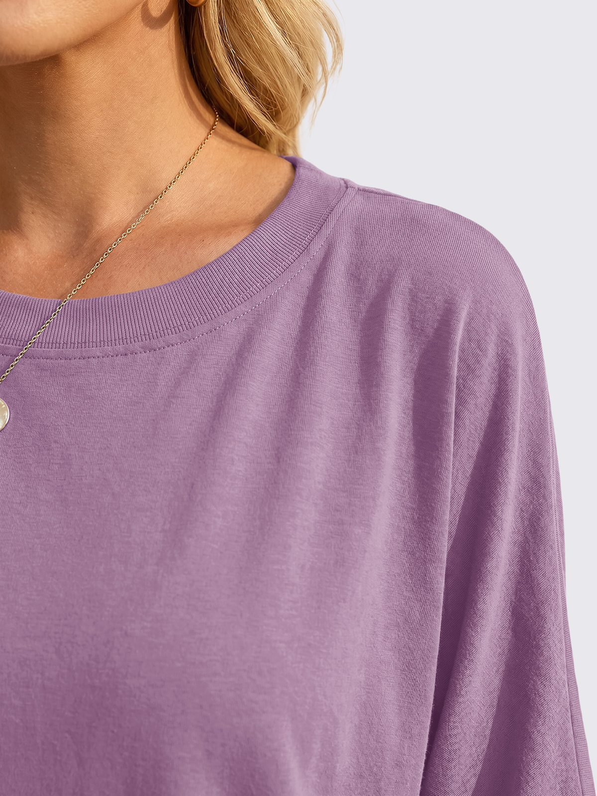 Asymmetric Hem Oversized Tee