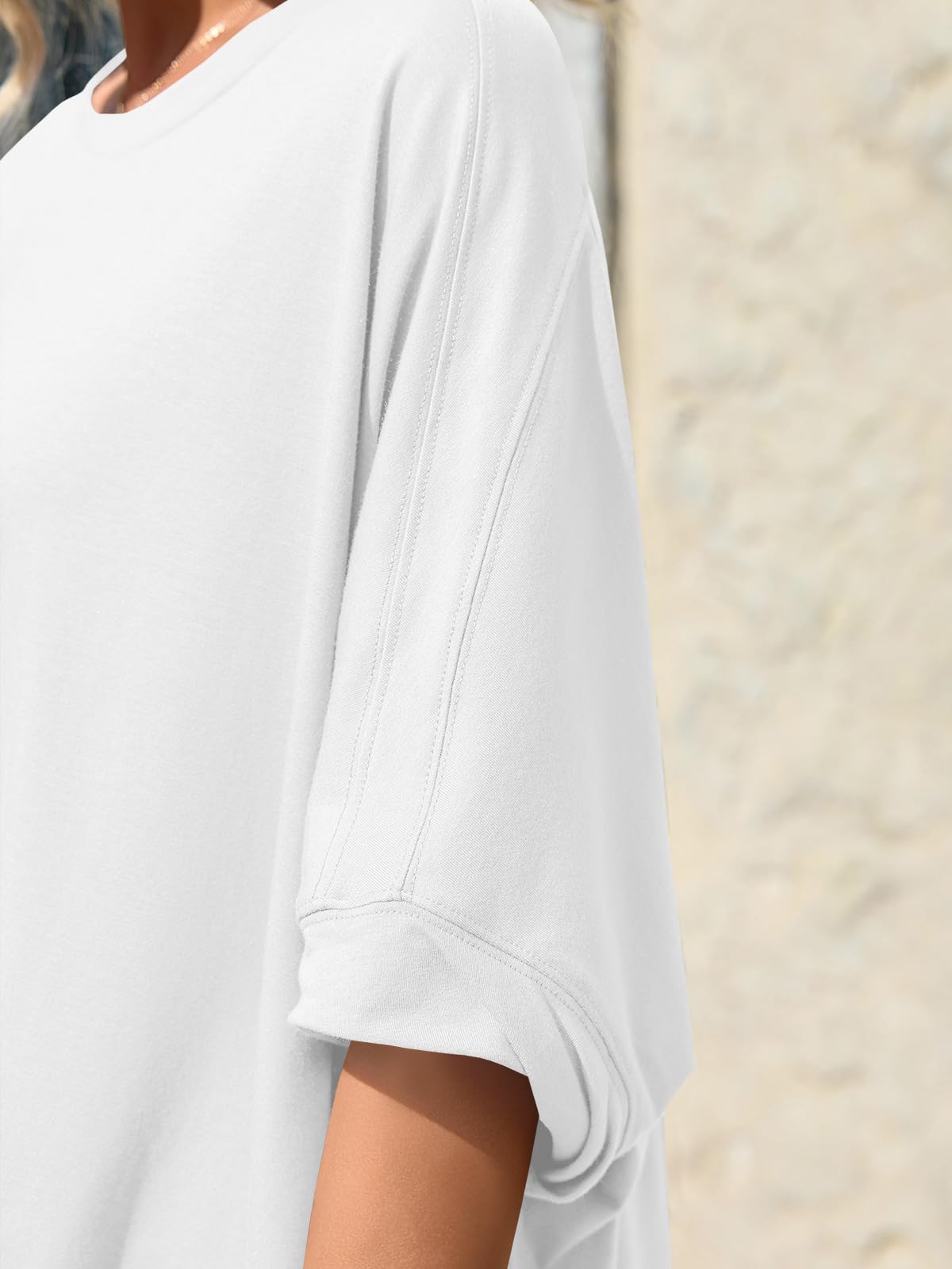 Asymmetric Hem Oversized Tee