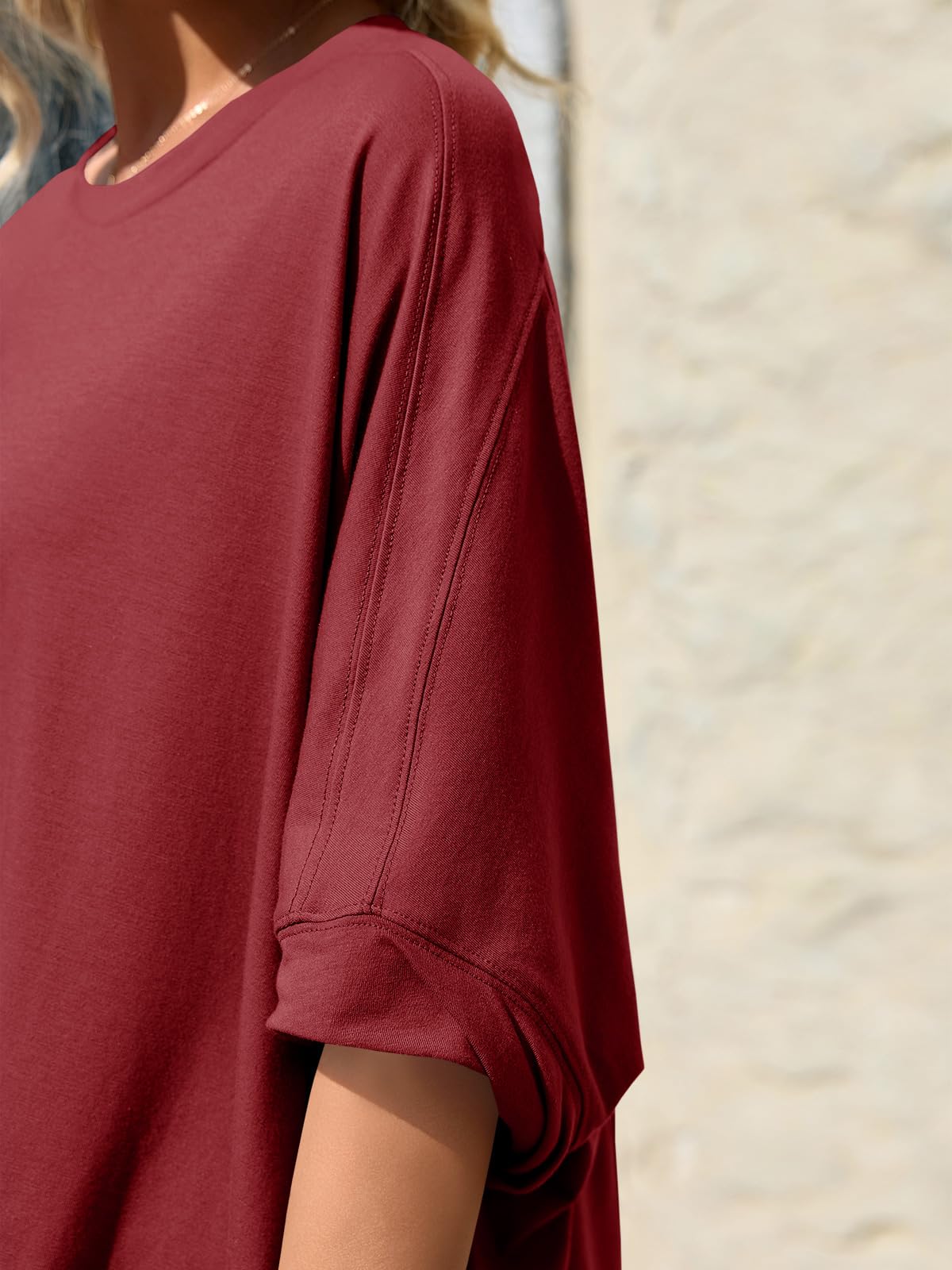 Asymmetric Hem Oversized Tee