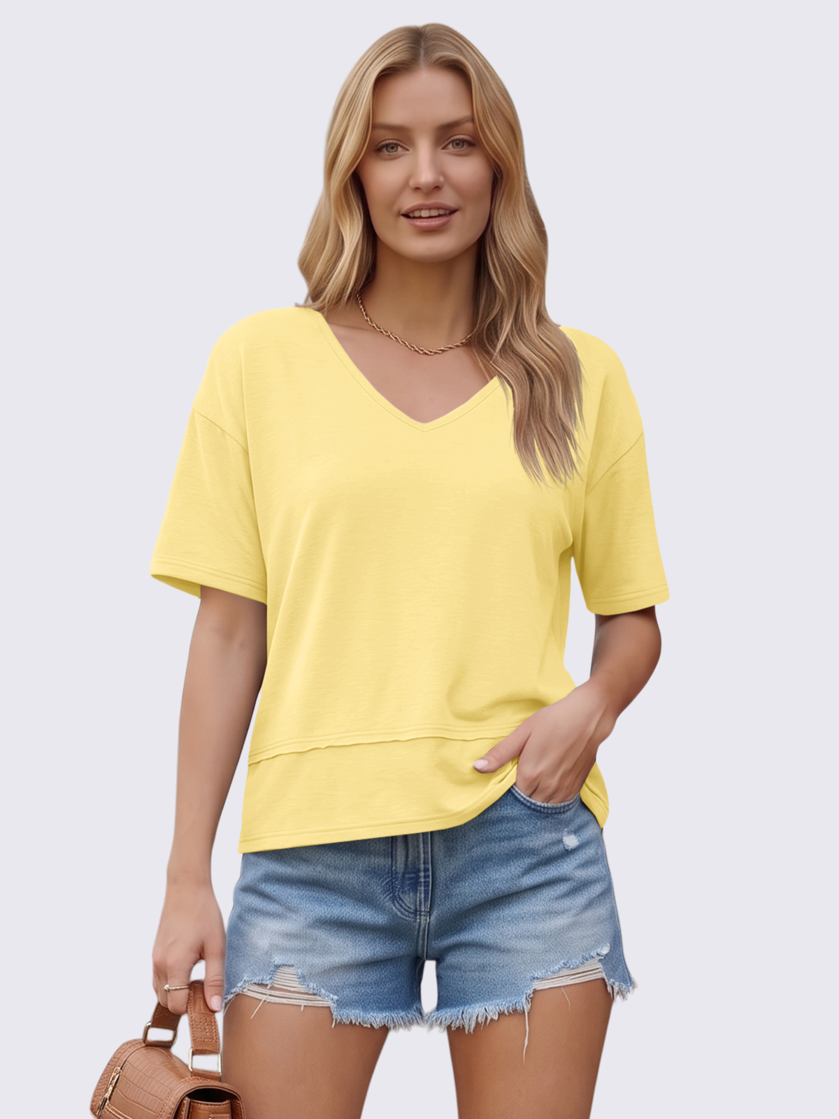 Flowy V-Neck Tee