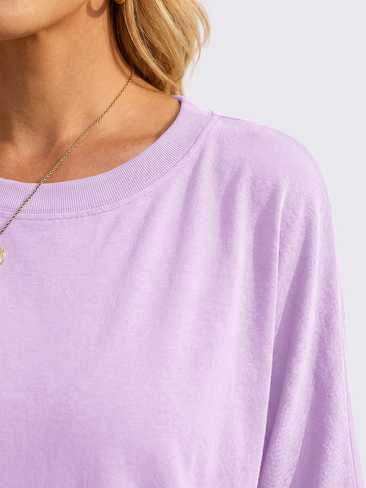 Asymmetric Hem Oversized Tee