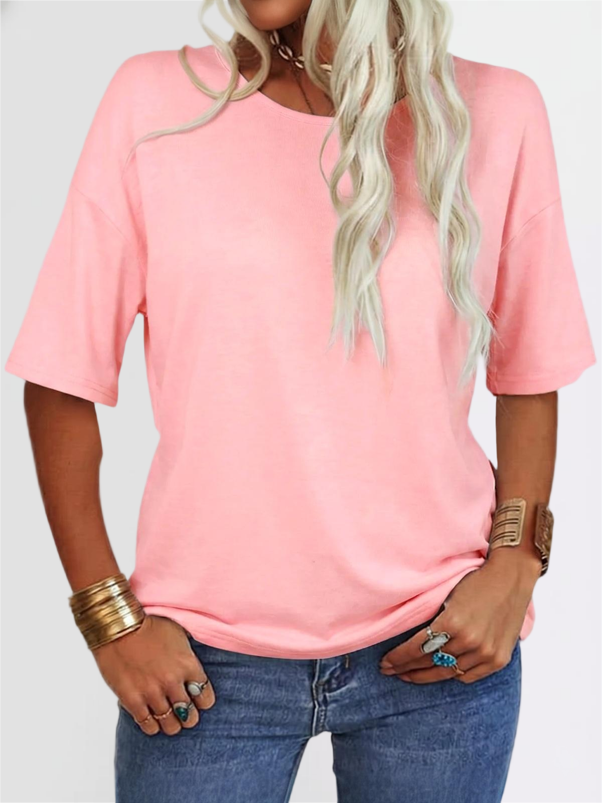 Oversized V-Neck Tee