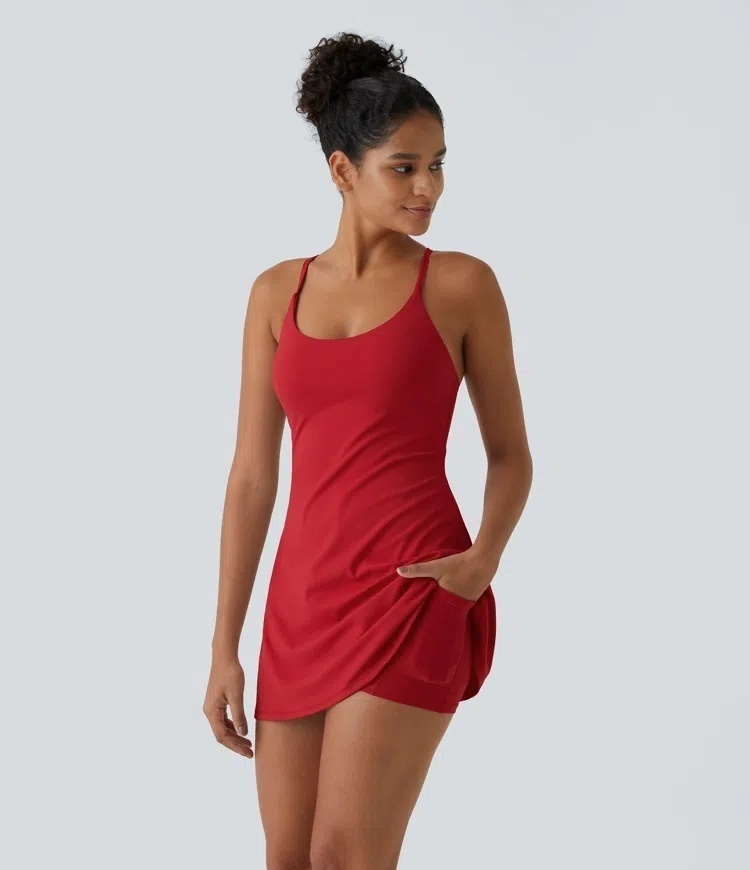 🔥Flash Sale⚡ Softlyzero Plush Backless Active Dress-Easy Peezy