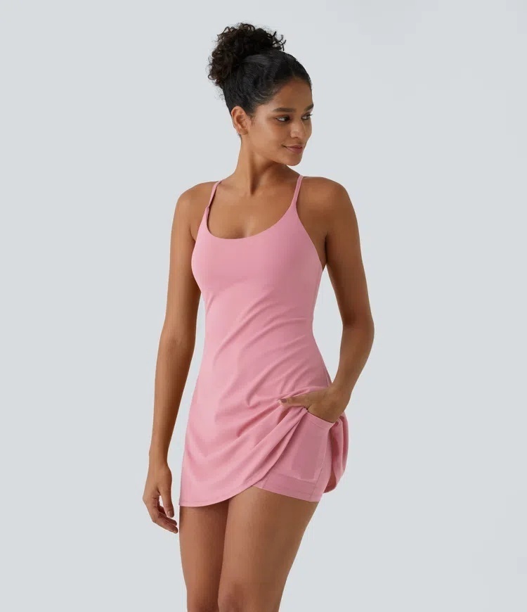 🔥Flash Sale⚡ Softlyzero Plush Backless Active Dress-Easy Peezy