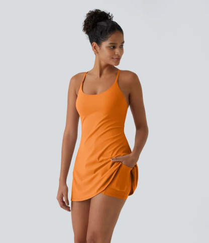🔥Flash Sale⚡ Softlyzero Plush Backless Active Dress-Easy Peezy