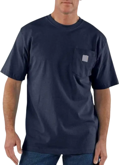 🏆Men's product sells best first 🔥  Men's  Workwear Loose Fit Heavyweight Short-Sleeve Pocket T-Shirt (Also Available in Big & Tall)