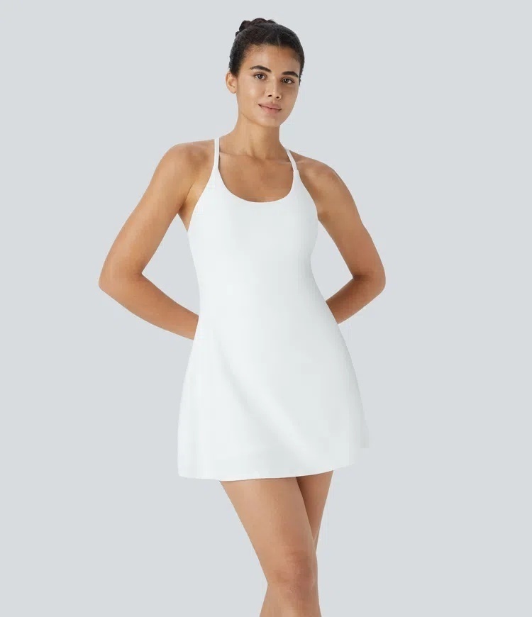 🔥Flash Sale⚡ Softlyzero Plush Backless Active Dress-Easy Peezy
