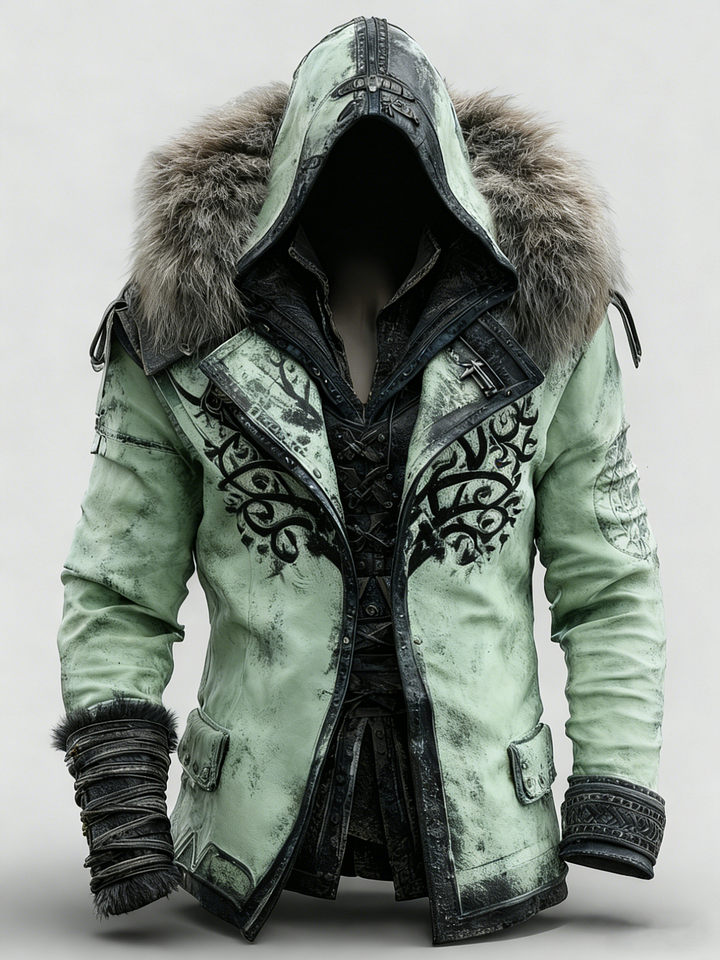 🎄 Christmas sales 80% OFF -🔥Winter Men's Fashionable Warm Fur Hooded Jacket