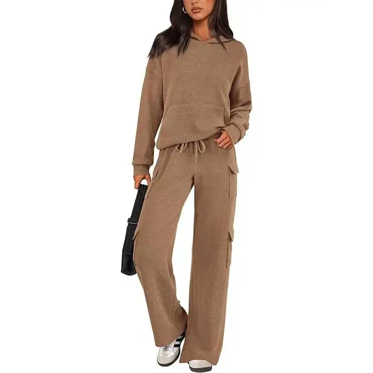 ZZW-🔥14 PACK ONLY $34🔥Women's Fall Outfit 2-Piece Sweatsuit Lounge Set
