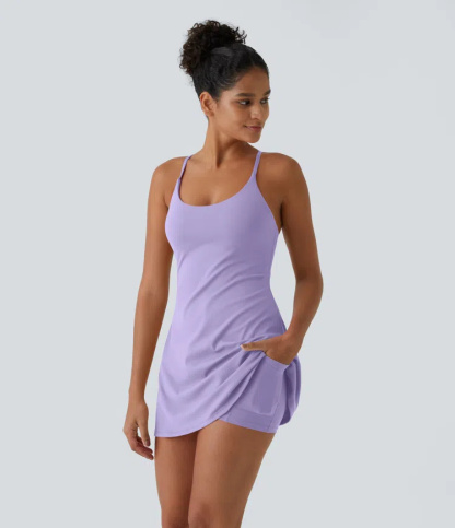 🔥Flash Sale⚡ Softlyzero Plush Backless Active Dress-Easy Peezy