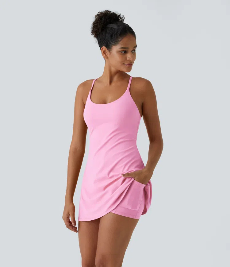 🔥Flash Sale⚡ Softlyzero Plush Backless Active Dress-Easy Peezy