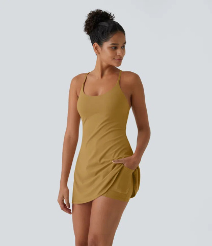🔥Flash Sale⚡ Softlyzero Plush Backless Active Dress-Easy Peezy