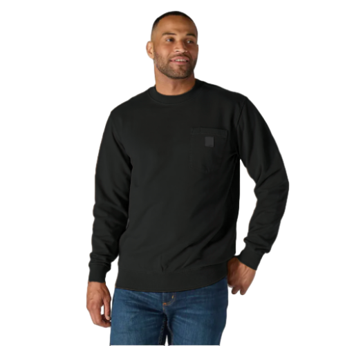 LBF-Men's crewneck sweatshirt – Loose Fit, Durable Cotton, Pocket Tee (Big & Tall Sizes Available)