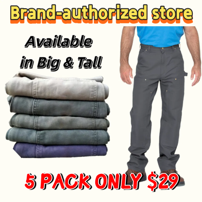 LBF-🔥Men's Loose Fit Washed Carpenter Work Pant