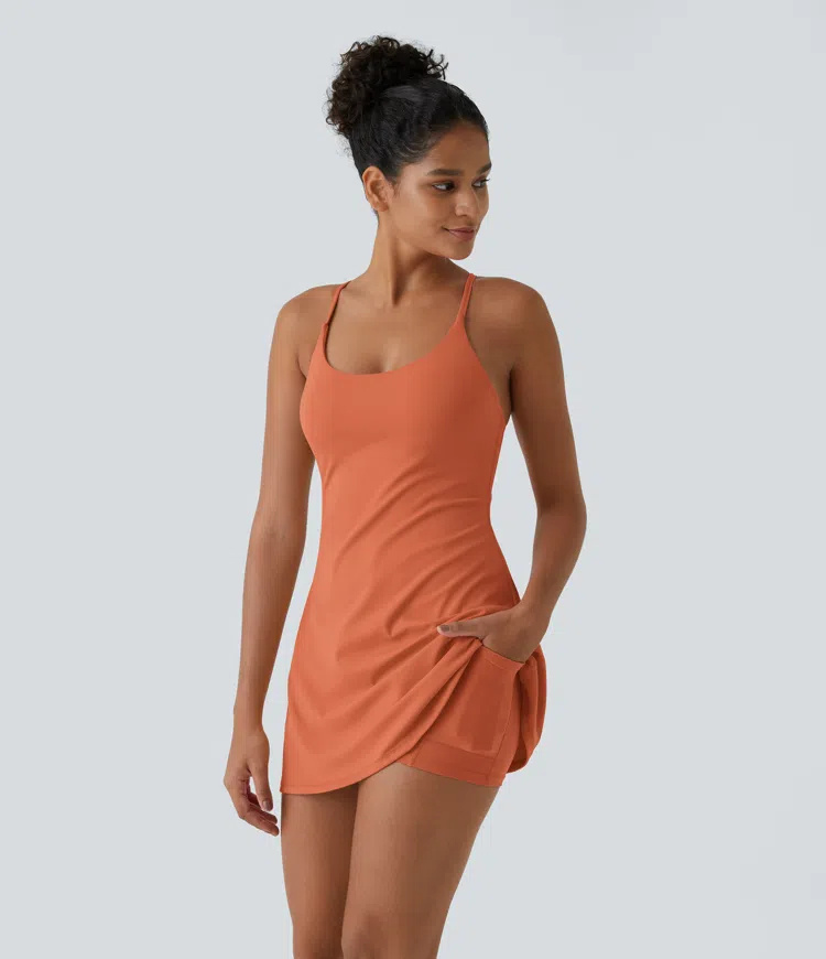 🔥Flash Sale⚡ Softlyzero Plush Backless Active Dress-Easy Peezy