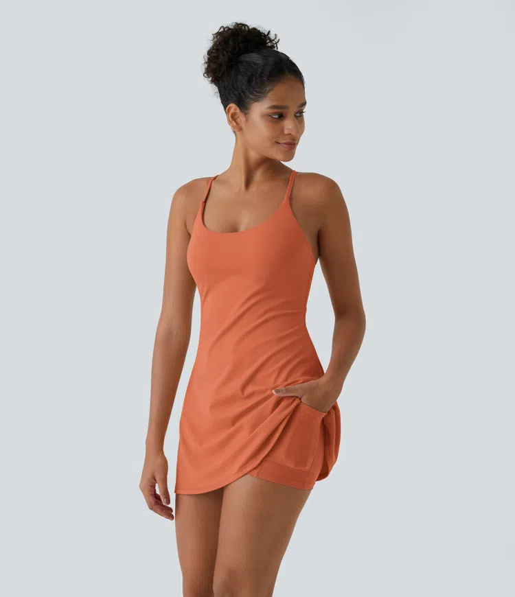 🔥Flash Sale⚡ Softlyzero Plush Backless Active Dress-Easy Peezy