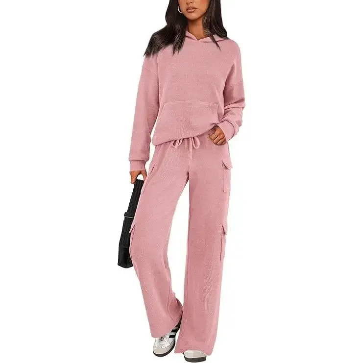 ZZW-🔥14 PACK ONLY $34🔥Women's Fall Outfit 2-Piece Sweatsuit Lounge Set