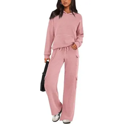 ZZW-🔥14 PACK ONLY $34🔥Women's Fall Outfit 2-Piece Sweatsuit Lounge Set