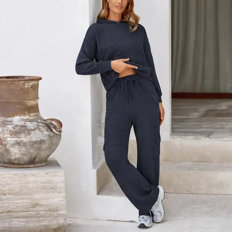 ZZW-🔥14 PACK ONLY $34🔥Women's Fall Outfit 2-Piece Sweatsuit Lounge Set