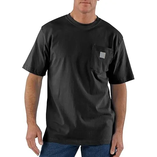🏆Men's product sells best first 🔥  Men's  Workwear Loose Fit Heavyweight Short-Sleeve Pocket T-Shirt (Also Available in Big & Tall)