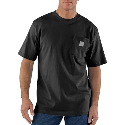 🏆Men's product sells best first 🔥  Men's  Workwear Loose Fit Heavyweight Short-Sleeve Pocket T-Shirt (Also Available in Big & Tall)