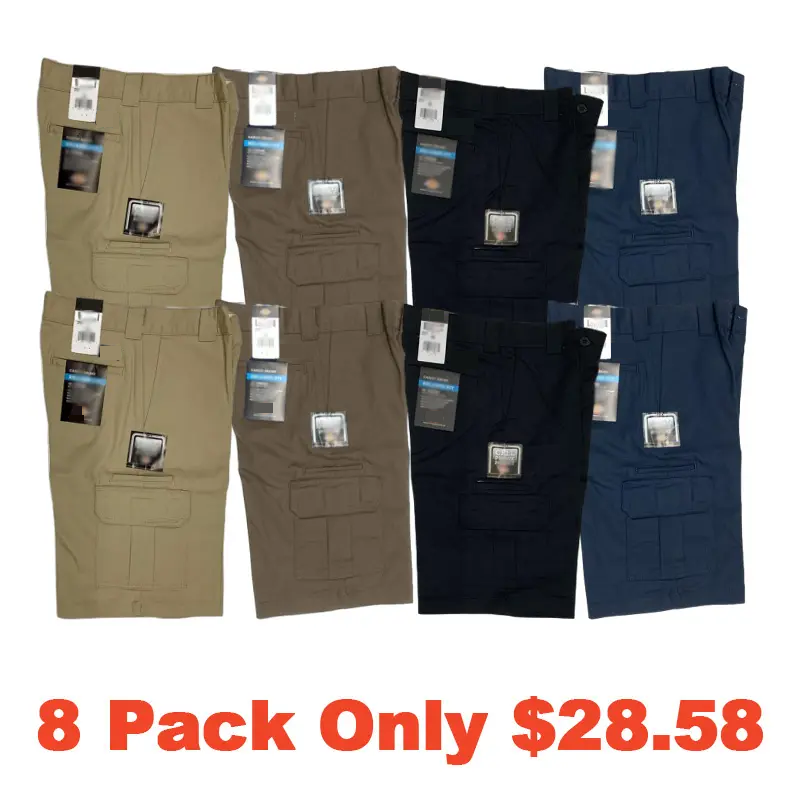 LBF-8-Pack FLEX Relaxed Fit Cargo Pant(For Men and Women)
