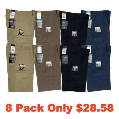 LBF-8-Pack FLEX Relaxed Fit Cargo Pant(For Men and Women)