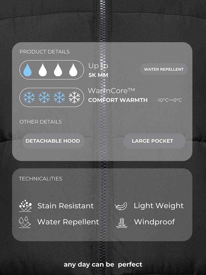 DD 🔥🔥Premium Faux Fur Lined Short Puffer Jackets with Removable Hood