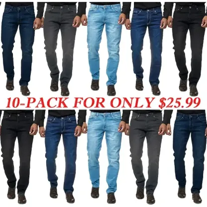 LBF-Men's loose straight jeans - Brands at low prices, only available on our website.