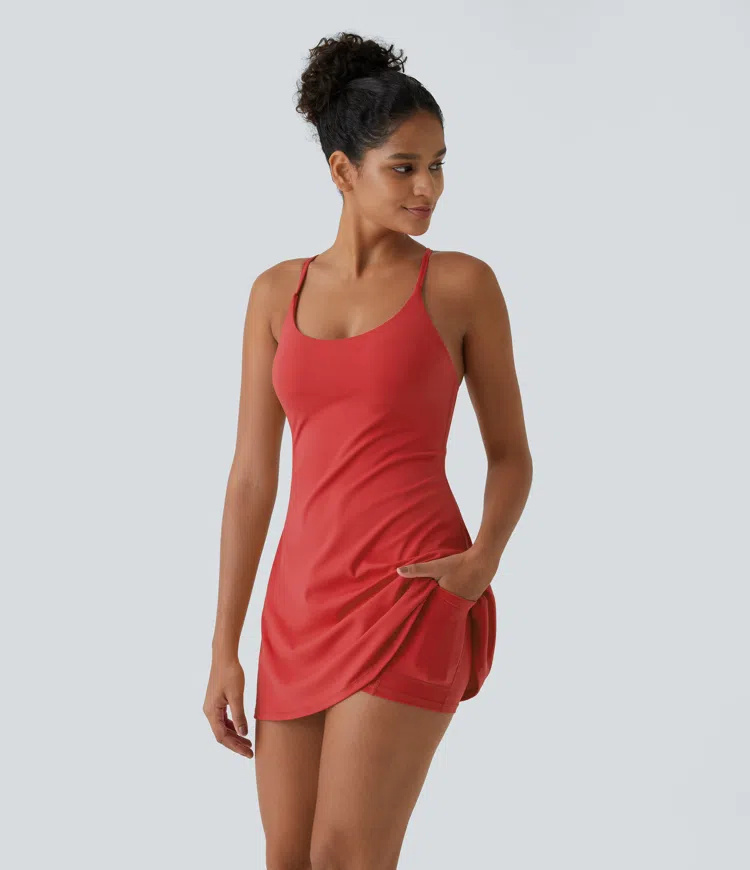 🔥Flash Sale⚡ Softlyzero Plush Backless Active Dress-Easy Peezy