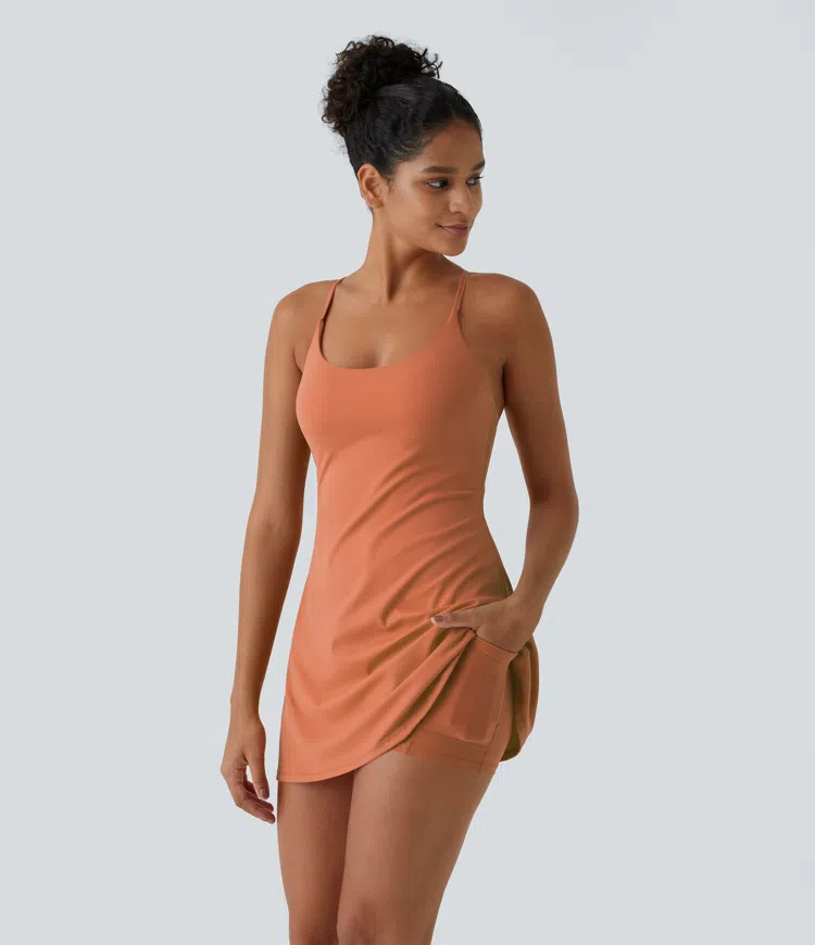 🔥Flash Sale⚡ Softlyzero Plush Backless Active Dress-Easy Peezy