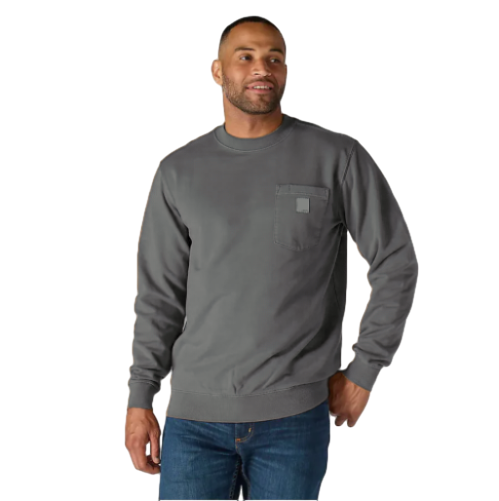 LBF-Men's crewneck sweatshirt – Loose Fit, Durable Cotton, Pocket Tee (Big & Tall Sizes Available)