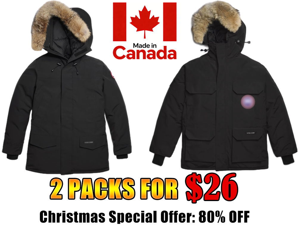 DD 🏆 50K+ SOLD! Almost Gone-⚡Men's Fusion Fit Canada Expedition Parka