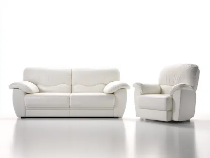 Ensemble canapé 2 places et fauteuil relax en cuir véritable - canapé 165x95x100 cm - blanc - salon - fonction relaxation