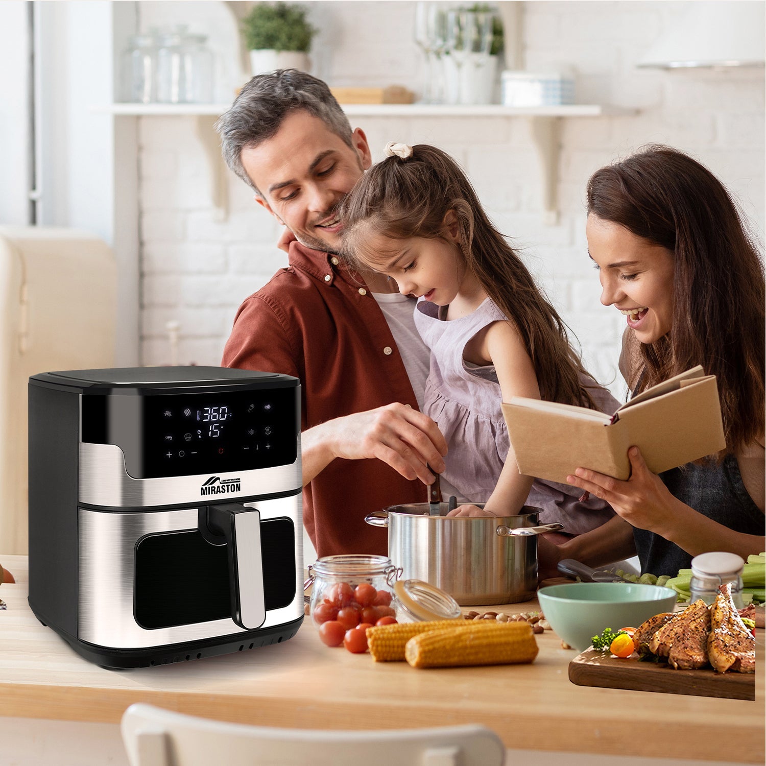 MIRASTON 8.5QT Family Sized Air Fryer