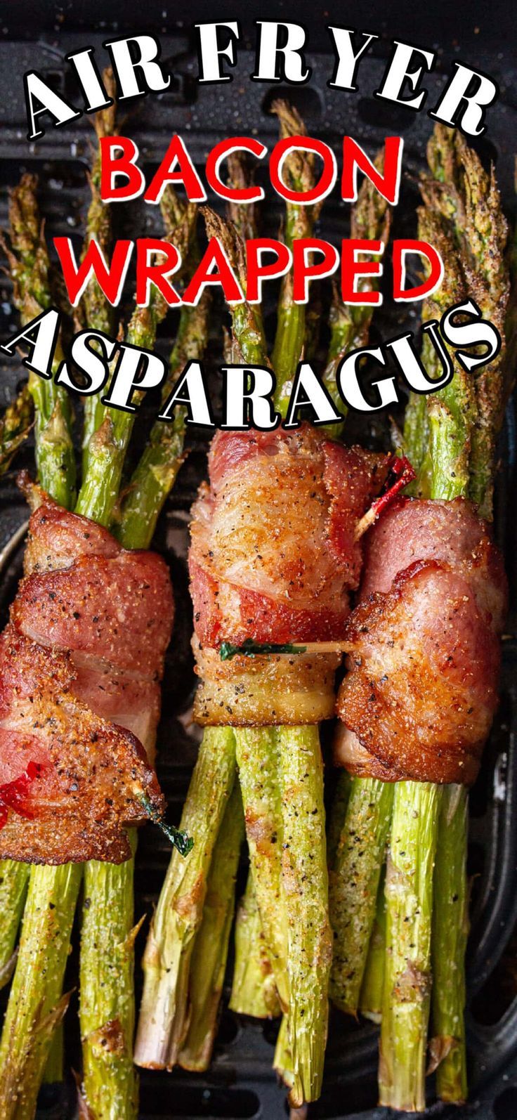🥓 Air Fryer Bacon-Wrapped Asparagus: The 12-Minute Side Dish That Steals the Show 🌿✨