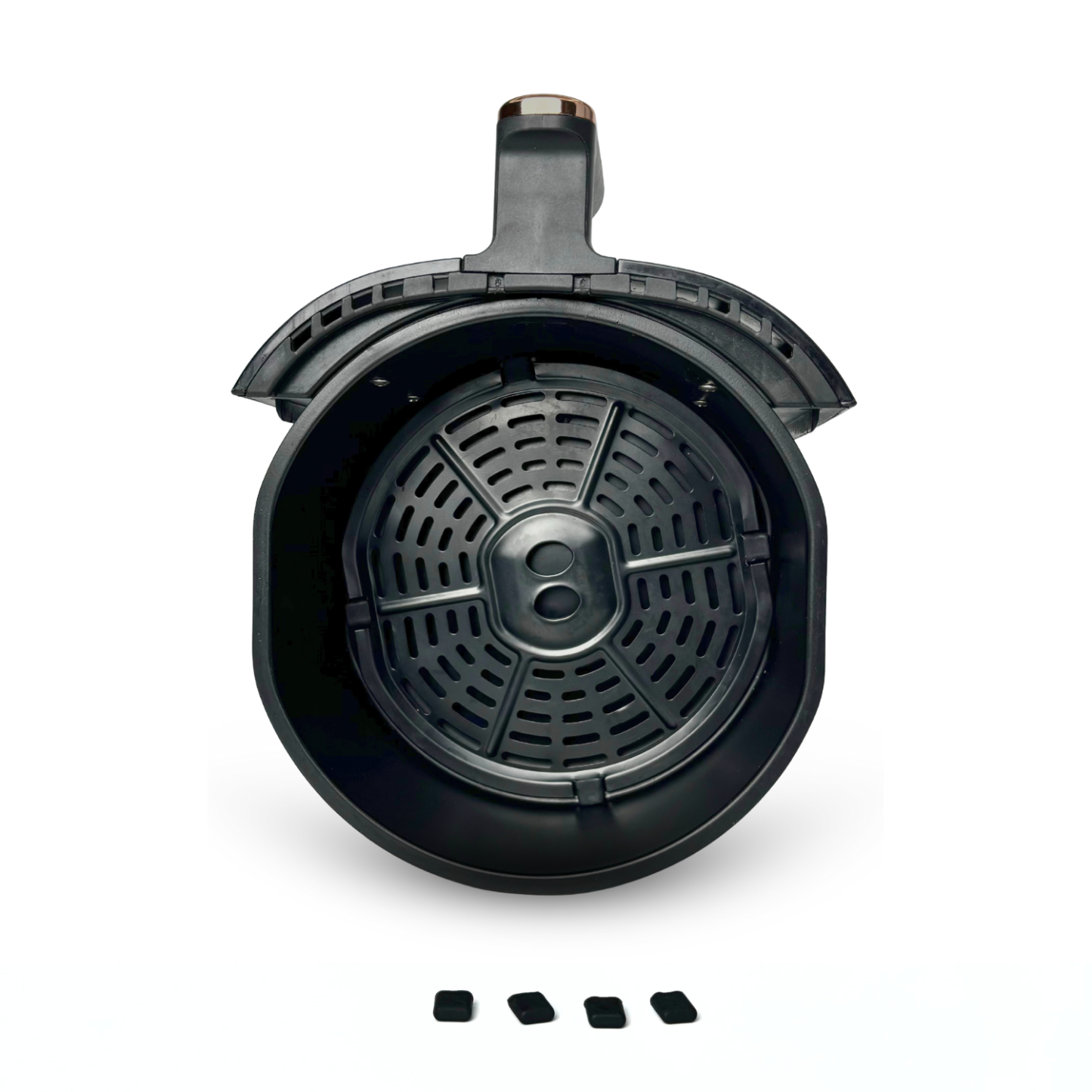 MIRASTON 3.6QT Air Fryer Tray Silicone Cap - Prevents Tray from Falling Out-4pcs